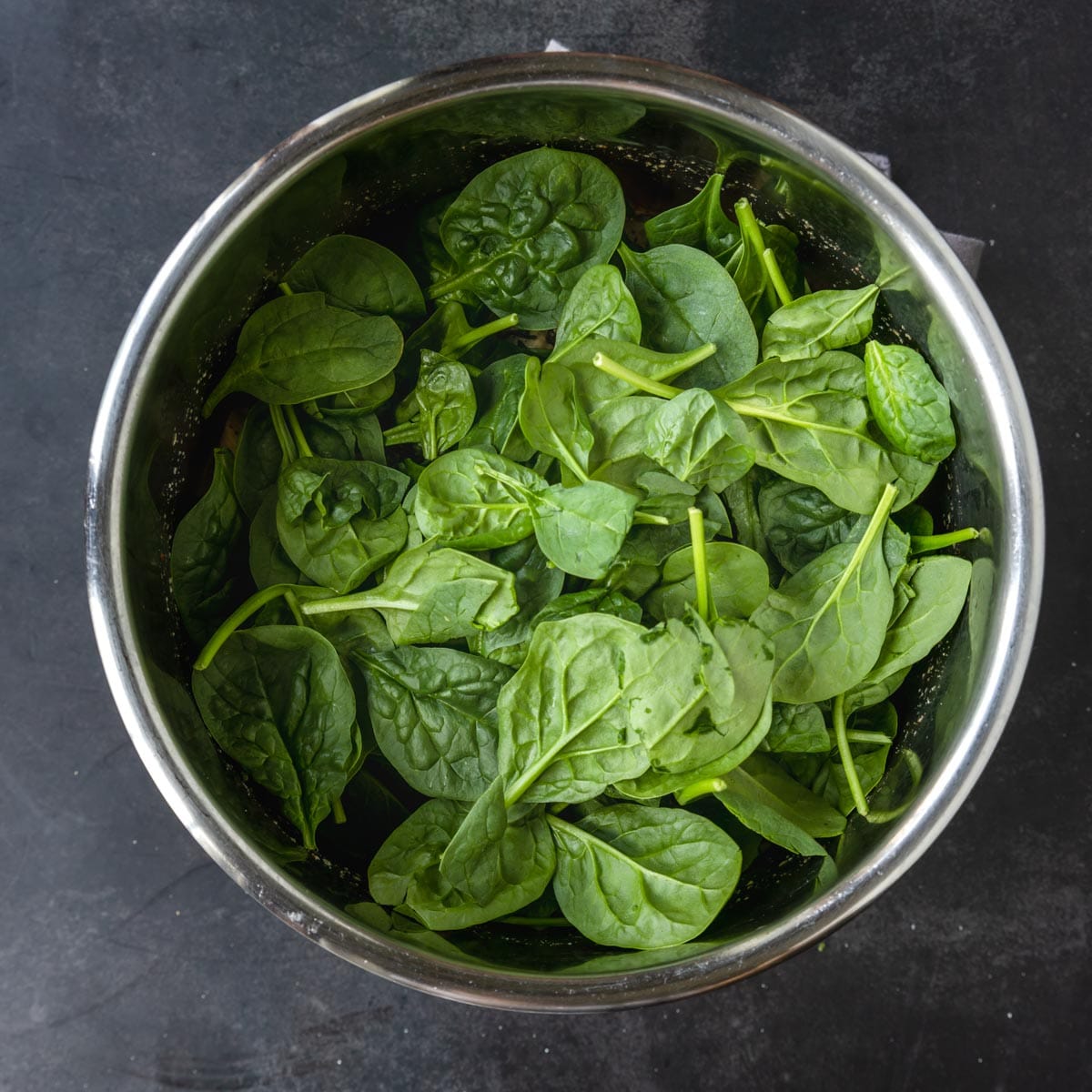 spinach in the instant pot 