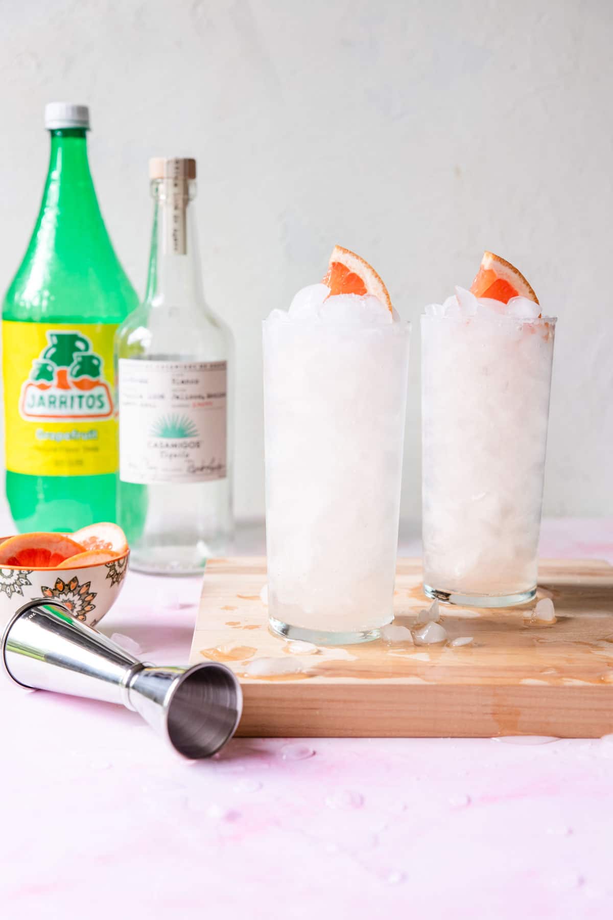 Easy Frozen Paloma Cocktail • The Fresh Cooky