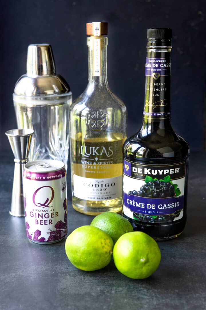 El Diablo Cocktail Tequila Drink Mom's Dinner