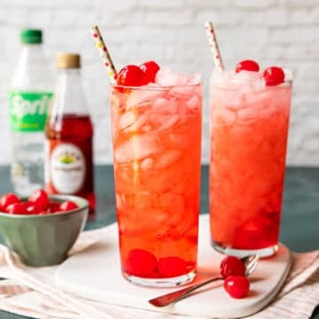 Cherry Shirley Temple Drink
