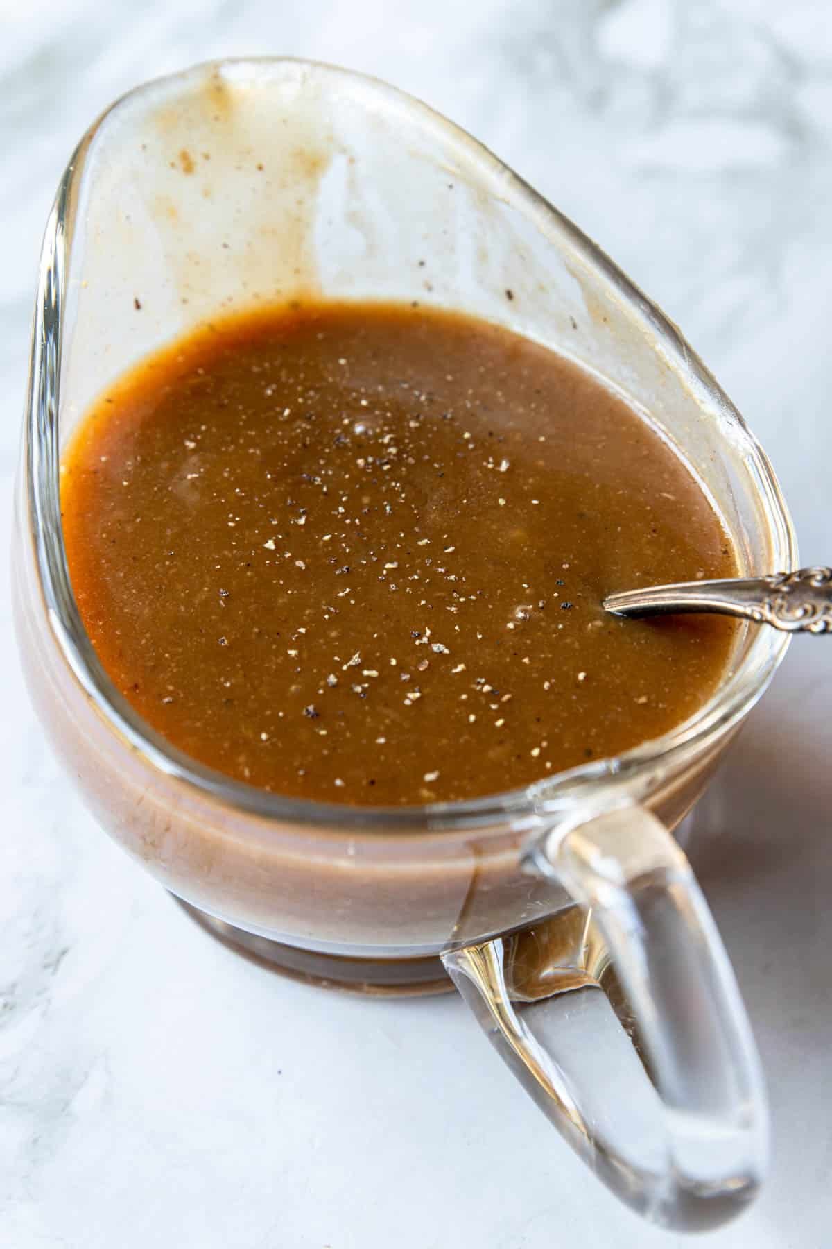 Super Flavorful Brown Gravy Recipe - no drippings needed!