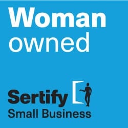 woman owned small business certificate by Sertify