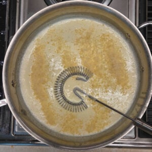 Cheese added to the cream sauce to make alfredo sauce.