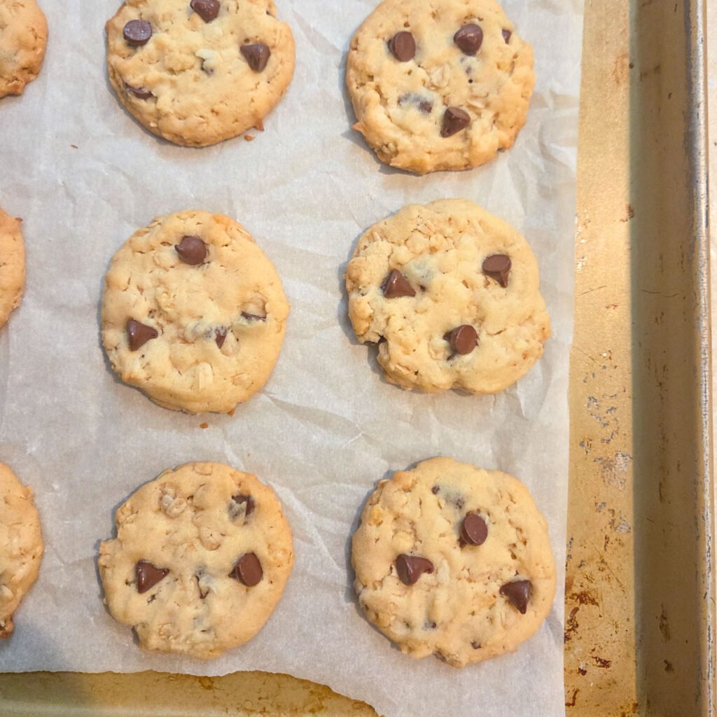 Freshly baked 100 Good cookies.
