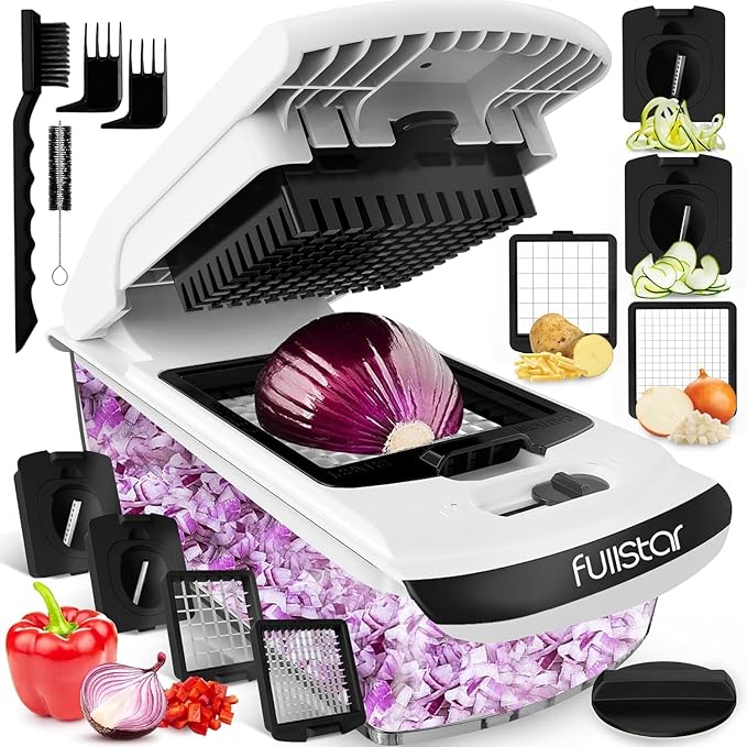 Fullstar veggie chopper with attachments