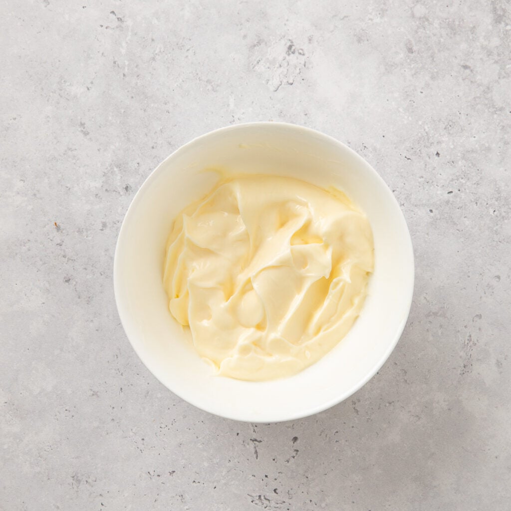 Mayo in a bowl.
