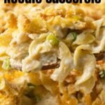 Pinterest pin for Tuna noodle casserole.